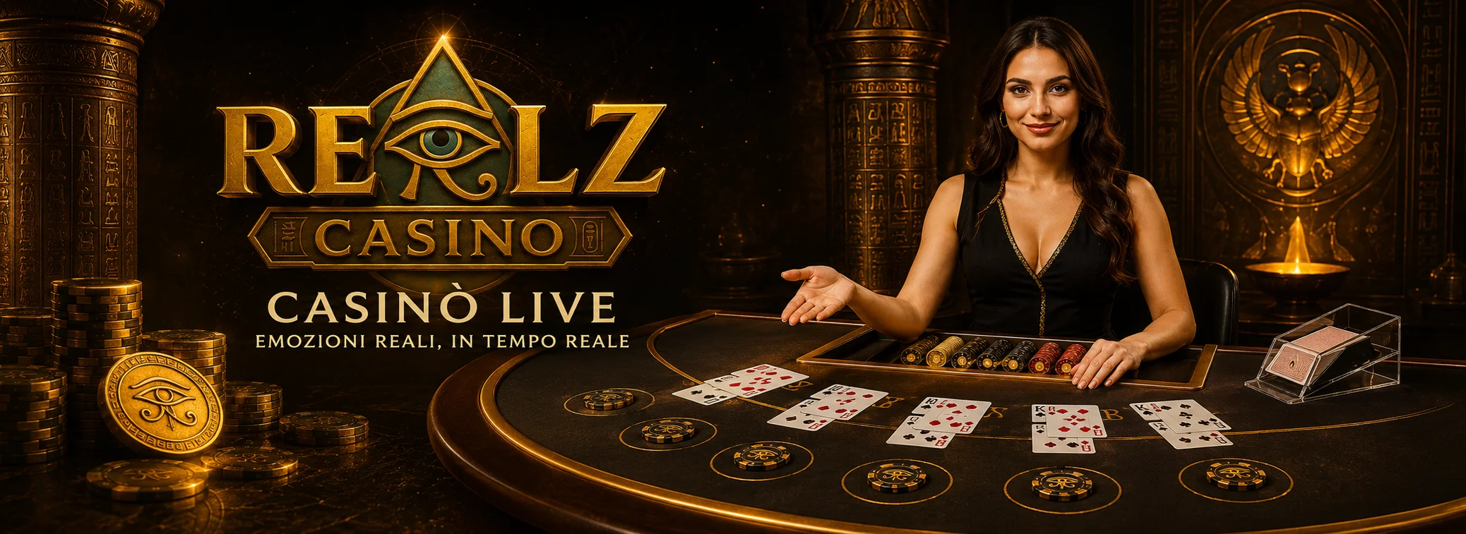 Casinò live con Evolution e Pragmatic Play — Realz Casino